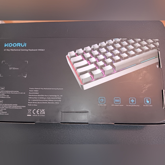 Gaming Keyboard 61 Key - Picture 2 of 7